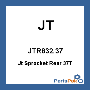 JT JTR832.37; Jt Sprocket Rear 37T