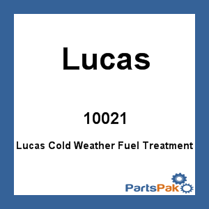 Lucas 10021; Lucas Cold Weather Fuel Treatment (Sold Individually)