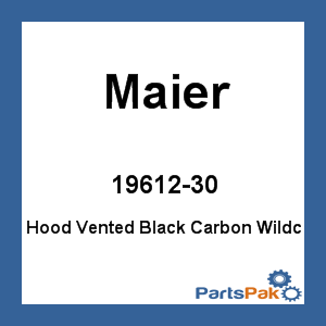 Maier 19612-30; Hood Vented Black Carbon Wildcat 1000