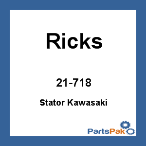 Ricks Motorsport Electrics 21-718; Stator Fits Kawasaki
