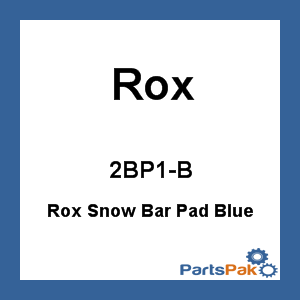 Rox 2BP1-B; Rox Snow Bar Pad Blue