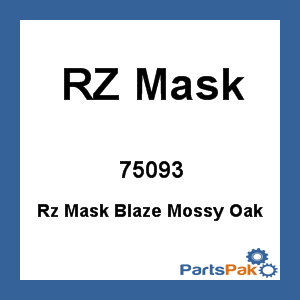 RZ Mask 75093; Rz Mask Blaze Mossy Oak