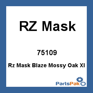 RZ Mask 75109; Rz Mask Blaze Mossy Oak Xl