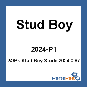 Stud Boy 2024-P1; 24-Pack Stud Boy Studs 2024 0.875-inch