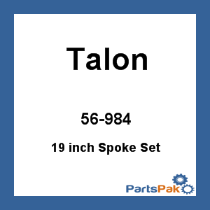 Talon 56-984; 19 inch Spoke Set