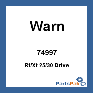 Warn 74997; Rt / Xt 25/30 Drive Shaft