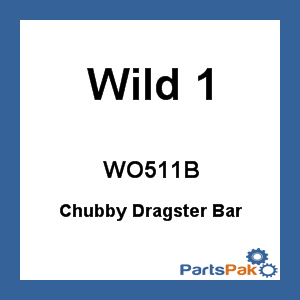 Wild 1 WO511B; Chubby Dragster Bar Black 0-inch