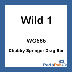 Wild 1 WO565; Chubby Springer Drag Bar 6-inch Built-In Risers