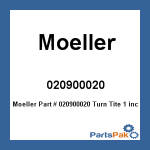 Moeller 020900020; Turn Tite 1 inch Stainless Steel Plug