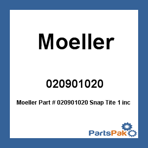 Moeller 020901020; Snap Tite 1 inch Stainless Steel Plug
