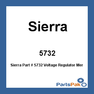 Sierra 5732; Voltage Regulator Mercury 893640T01