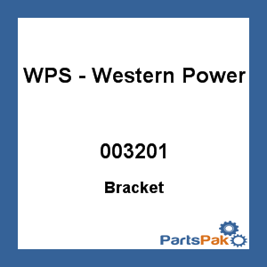 WPS - Western Power Sports 003201; License Plt Bracket