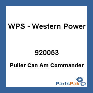 WPS - Western Power Sports 920053; Puller Can Am Commander