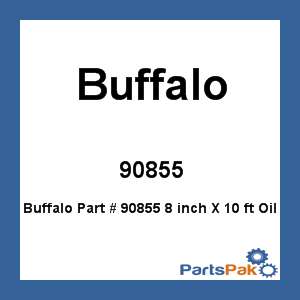 Buffalo 90855; 8 inch X 10 ft Oil Boom