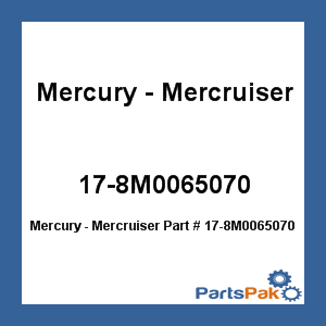 Quicksilver 17-8M0065070; Anchor Pin Kit Replaces Mercury / Mercruiser