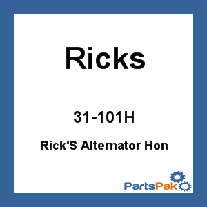 Ricks Motorsport Electrics 31-101H; New Hot Shot Series Fits Honda Alternator Assembly