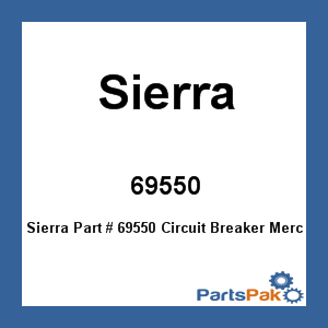 Sierra 18-69550; Circuit Breaker Mercruiser-Volvo Sb V8