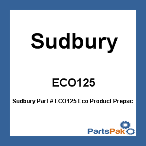 Sudbury ECO125; Eco Product Prepack Counter Po