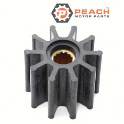 Peach Motor Parts PM-09-1028B Impeller, Water Pump (Neoprene); Fits Jabsco®: 17937-0001-P, 17937-0001, 17937-0001B, 920-0001, Caterpillar®: 7C-3286, Cummins®: 879194186, Johnson Pump®: 09-1028B