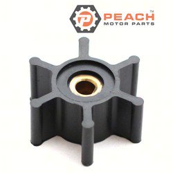 Peach Motor Parts PM-09-824P-9 Impeller, Pump (Nitrile); Fits Jabsco®: 6303-0003, Johnson Pump®: 09-824P-9, Oberdorfer®: 7885, CEF®: 500210, Ancor®: J050011