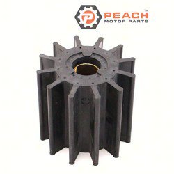 Peach Motor Parts PM-17370-0001 Impeller, Water Pump (Neoprene); Fits Jabsco®: 17370-0001-P, 17370-0001, Cummins®: 3008503, Caterpillar®: 3N4859, 3N-4859, Detroit Diesel®: 8927570, Doosan®: 60.