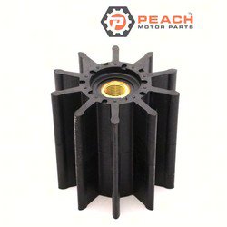 Peach Motor Parts PM-22000K Impeller, Water Pump (Neoprene); Fits Sherwood®: 22000K, Caterpillar®: 153-9123, 1539123, 3N8449, 3N-8449, SMX®: Super 22