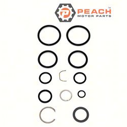 Peach Motor Parts PM-25-87400A-2 O-ring Seal Kit, Power Trim; Fits Mercury Quicksilver Mercruiser®: 25-87400A2, 25-87400A 2, Sierra®: 18-2649, GLM®: 87400