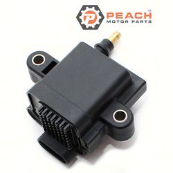 Peach Motor Parts PM-300-8M0077471 Ignition Coil; Fits Mercury Quicksilver Mercruiser®: 300-879984T01, 339-879984A 1, 339-879984A1, 339-879984T00, 300-8M0077471, Mercury Quicksilver Mercruiser®
