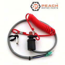 Peach Motor Parts PM-37830-89E03 Emergency Stop Switch; Fits Suzuki®: 37830-89E03, 37830-89E02, 37830-89E01