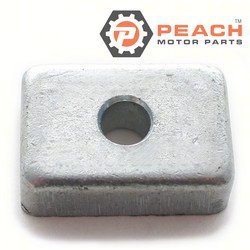 Peach Motor Parts PM-3H6602180M Anode, Transom Bracket & Lower Unit Gearcase Zinc; Fits Nissan Tohatsu®: 3H6602180M, 3H6-60218-0, 3H6602180