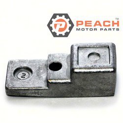 Peach Motor Parts PM-55321-90J01 Anode, Lower Unit Gearcase Zinc; Fits Suzuki®: 55321-90J01, 55321-90J00, 55321-90J01-000