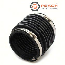 Peach Motor Parts PM-60932A-4 Bellows, Driveshaft U-Joint (Boot Tube Hose); Fits Mercury Quicksilver Mercruiser®: 60932A4, 60932A 4, 60932A1, 60932A 1, Mercury Quicksilver Mercruiser®: 60932A4,