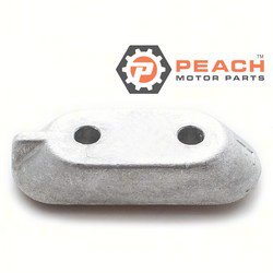 Peach Motor Parts PM-65W-45251-00-00 Anode, Transom Clamp Bracket Power Trim & Lower Unit Gearcase Aluminum; Fits Yamaha®: 65W-45251-00-00, 6E0-45251-12-00, 6E0-45251-11-00, 6E0-45251-10-00, Ho