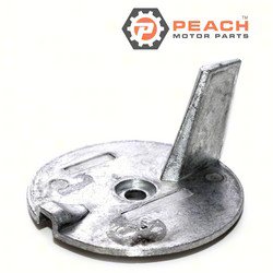 Peach Motor Parts PM-67C-45371-00-00 Anode, Trim Tab Lower Unit Gearcase Aluminum; Fits Yamaha®: 67C-45371-00-00, Martyr®: CM67C4537100A
