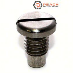 Peach Motor Parts PM-688-45341-10-00 Plug, Drain (Lower Unit Screw, Magnetic); Fits Yamaha®: 688-45341-10-00, 688-45341-00-00, 90340-08M02-00, Sierra®: 18-2374, Mallory®: 9-72652