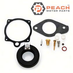 Peach Motor Parts PM-689-W0093-02-00 Carburetor Repair Kit (For single carburetor); Fits Yamaha®: 689-W0093-02-00, 689-W0093-01-00, 689-W0093-00-00, Mercury Quicksilver Mercruiser®: 84456M, Sie