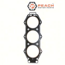 Peach Motor Parts PM-6G5-11181-A3-00 Gasket, Cylinder Head; Fits Yamaha®: 6G5-11181-A3-00, 6G5-11181-A2-00, 6G5-11181-A1-00, 6G5-11181-A0-00, 6G5-11181-01-00, 6G5-11181-00-00
