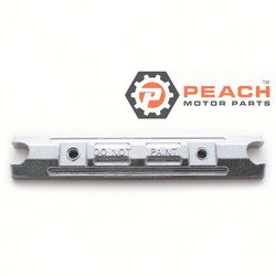 Peach Motor Parts PM-6H1-45251-03-00 Anode, Transom Bracket Aluminum; Fits Yamaha®: 6H1-45251-03-00, 6H1-45251-02-00, GLM®: 12884