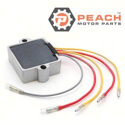 Peach Motor Parts PM-8M0084173 Voltage Regulator; Fits Mercury Quicksilver Mercruiser®: 8M0084173, 883071T, 883072T, 883071A1, 854515T1, 815279, 854515, 856748, 883071, 883072, 8152793, 8152794