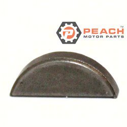 Peach Motor Parts PM-90280-03024-00 Key, Woodruff; Fits Yamaha®: 90280-03024-00, 90280-03003-00