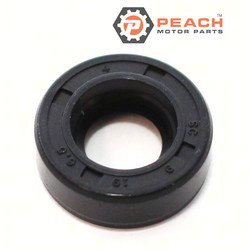 Peach Motor Parts PM-91253-ZW1-003 Oil Seal, Shift Shaft (SC 9-19-6.5); Fits Mercury Quicksilver Mercruiser®: 26-8164641, 26-816464-1, 26-816464 1, 26-816464, 26-76384, Honda®: 91253-ZW1-003, S