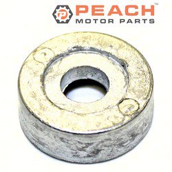 Peach Motor Parts PM-ANDE-0004A Anode, Zinc; Fits Suzuki®: 11130-94600, 55320-93142, 55320-93141, 55321-93141, 55321-93140, WSM®: 450-01205; PM-ANDE-0004A