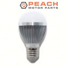 Peach Motor Parts PM-BULB-E27-DC12V12W940L-3 Light Bulb, DC-12V 12-Watt 940-Lumen A19-Style E27-Base Warm White (w/ cooling fins - longer life); Fits Feit Electric®: BPA800/830/LED-12; PM-BULB-E27-DC12V12W940L-3