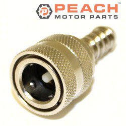 Peach Motor Parts PM-FCON-0001A Fuel Connector, Female Tank Side (8 mm); Fits Nissan Tohatsu®: 3GF702810M, 3GF-70281-0, 3GF702810