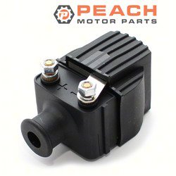 Peach Motor Parts PM-IGNC-0001A Ignition Coil; Fits Mercury Quicksilver Mercruiser®: 339-832757A4, 339-832757B4, 339-832757A3, 339-7370A23, 339-7370A17, 339-7370A13, 339-7370B13, 339-7370A8, 33