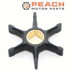 Peach Motor Parts PM-IMPE-0004A Impeller, Water Pump (Neoprene); Fits Johnson Evinrude OMC BRP®: 0775521, 0378891, 378891, 775521, Sierra®: 18-3006, Mallory®: 9-45217, 9-45222, GLM®: 89480, CEF