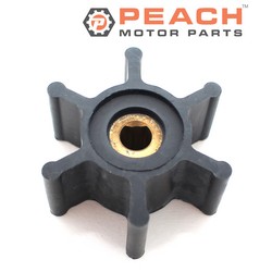 Peach Motor Parts PM-IMPE-0008A Impeller, Water Pump (Neoprene); Fits Jabsco®: 6303-0001, CEF®: 500138, Johnson Pump®: 09-824P, Onan®: 132-0160, Oberdorfer®: 6617, Yanmar®: 14242-050