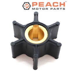 Peach Motor Parts PM-IMPE-0012A Impeller, Water Pump (Neoprene); Fits Johnson Evinrude OMC BRP®: 0387361, 387361, 0763735, 763735, Sierra®: 18-3090, GLM®: 89490, Mallory®: 9-45210, CEF®: 500354
