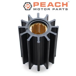 Peach Motor Parts PM-IMPE-0013A Impeller, Water Pump (Neoprene); Fits Johnson Pump®: 09-821B, 09-821BT, 09-821BT-1, Volvo Penta®: 876771, 3887761, 21958592, 22000061, 21422649, 21951358, 229949