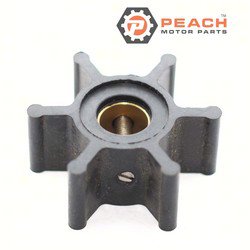 Peach Motor Parts PM-IMPE-0018A Impeller, Water Pump (Neoprene); Fits Jabsco®: 1133-0001, 673-0001, 3398-0001, Volvo Penta®: 3593659, 3586497, 875808, 875808-8, 804696, 876690, 897055, 22222936; PM-IMPE-0018A